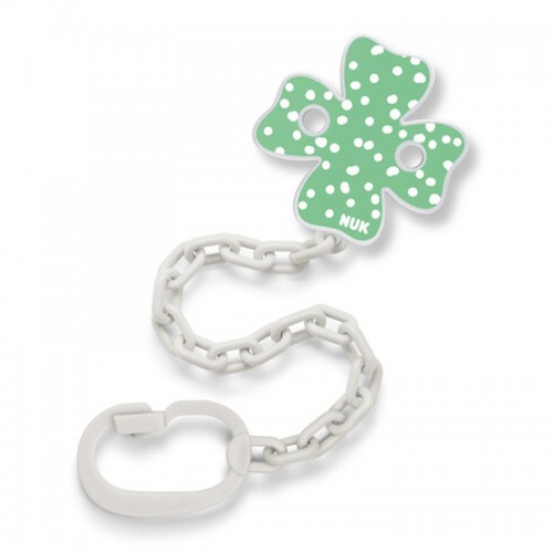 NUK Soother Chain with clip | 0 months+ | Pacifier Chain